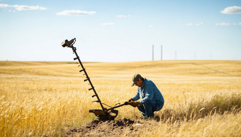 metal detecting on plains