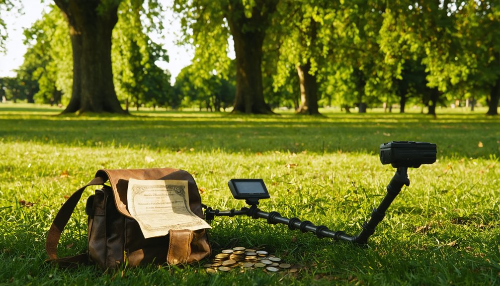 metal detecting permit rules