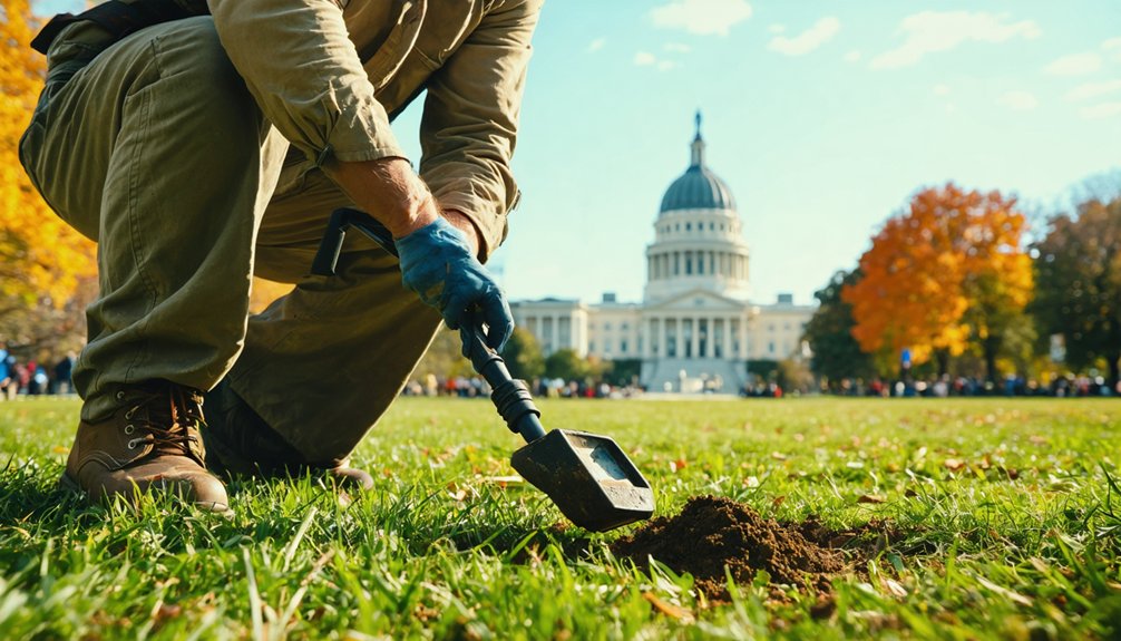 metal detecting permit rules