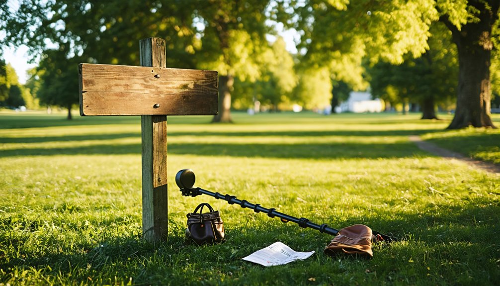 metal detecting permits rules