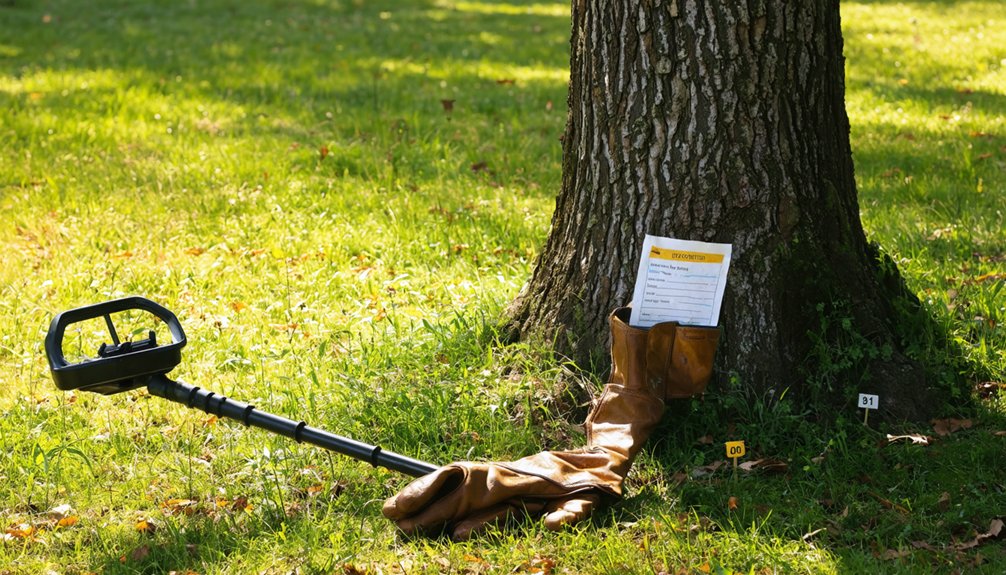 metal detecting permits rules