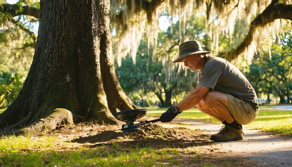 metal detecting regulations bluffton