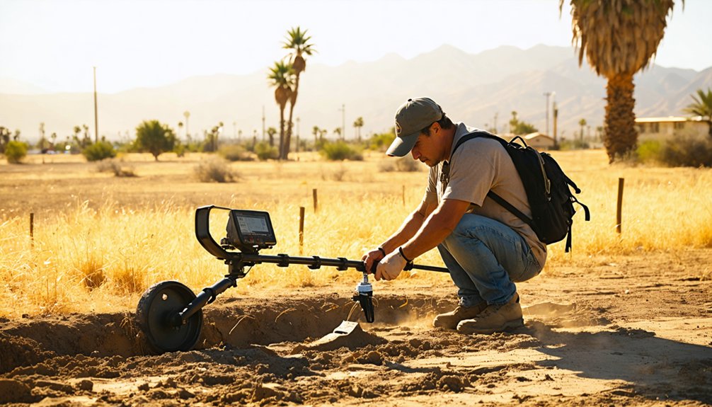 metal detecting regulations california
