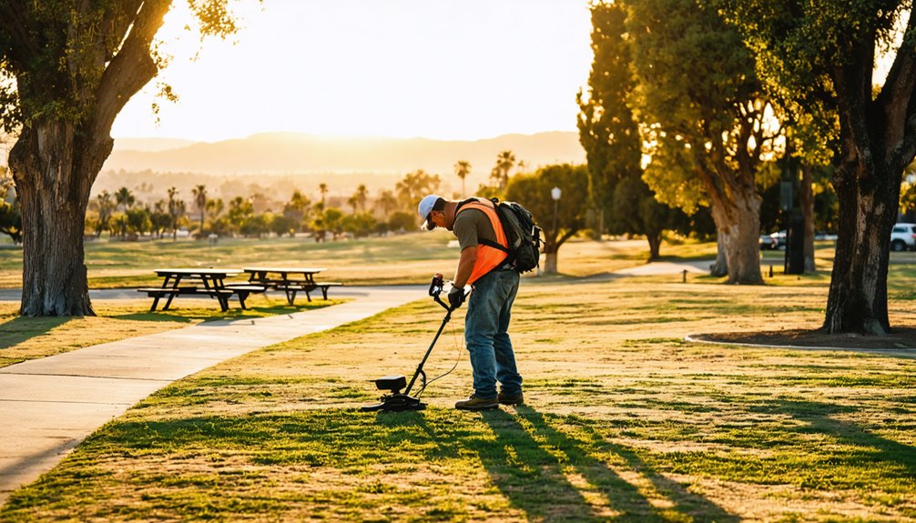metal detecting regulations california