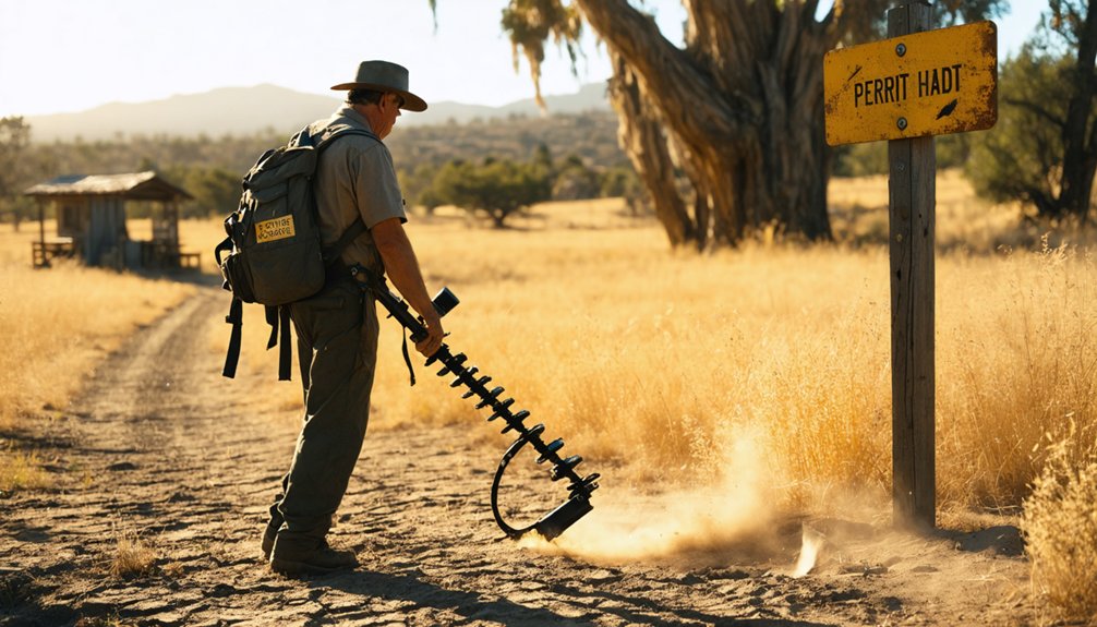 metal detecting regulations california
