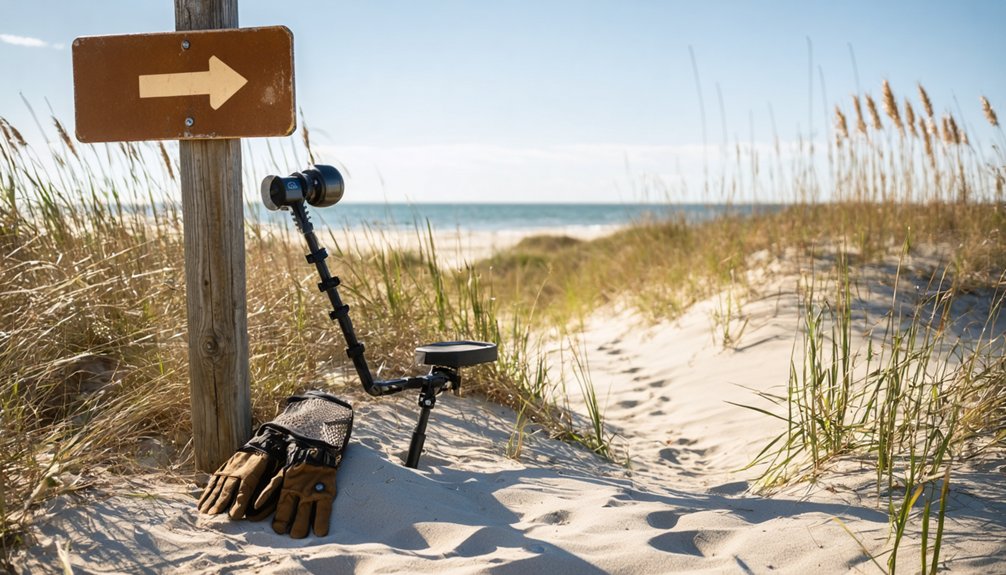 metal detecting regulations hilton head