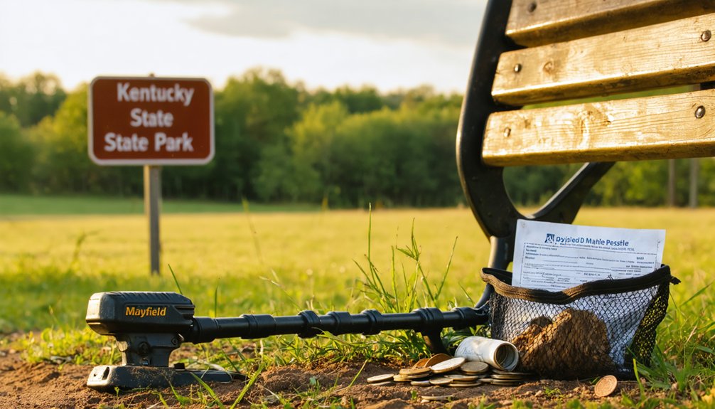 metal detecting regulations kentucky