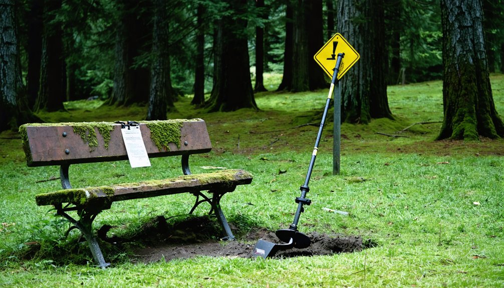 metal detecting regulations longview