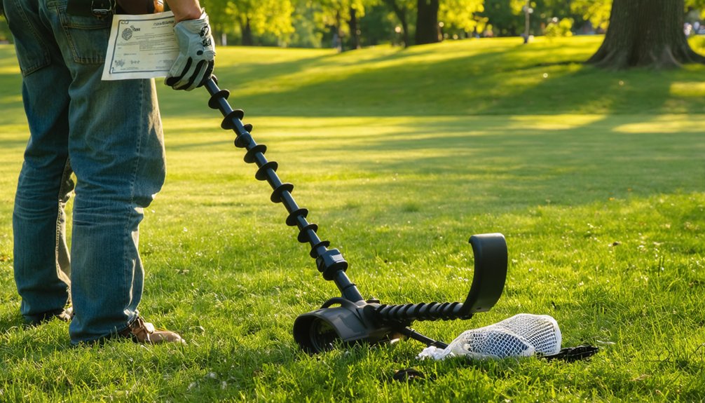 metal detecting regulations manhattan