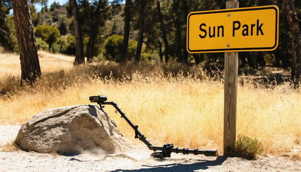 metal detecting regulations near ceres
