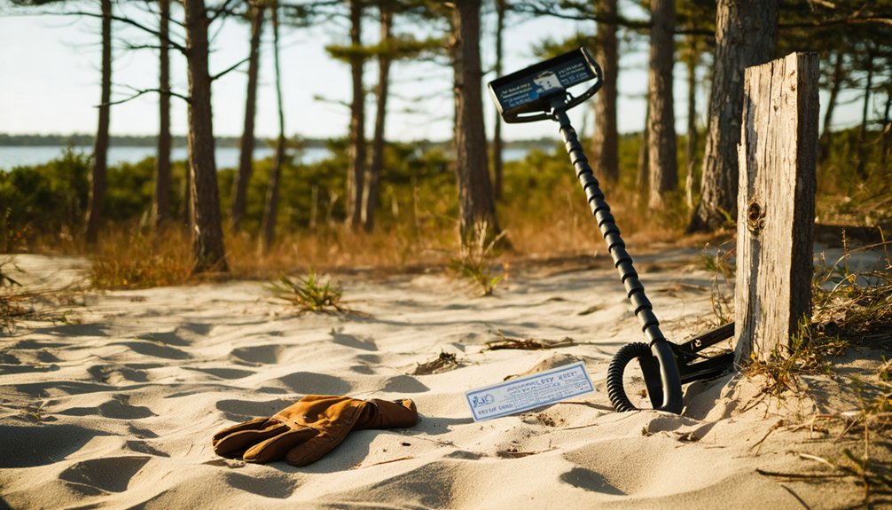 metal detecting regulations newport