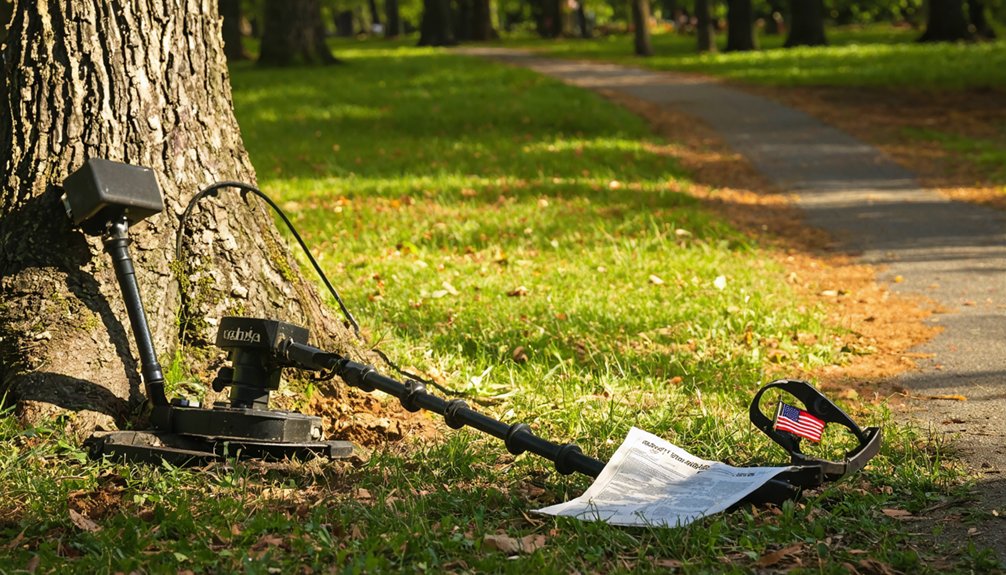metal detecting regulations north carolina
