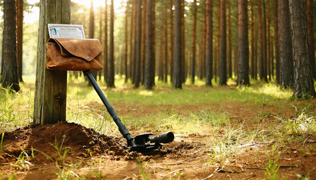 metal detecting regulations north carolina