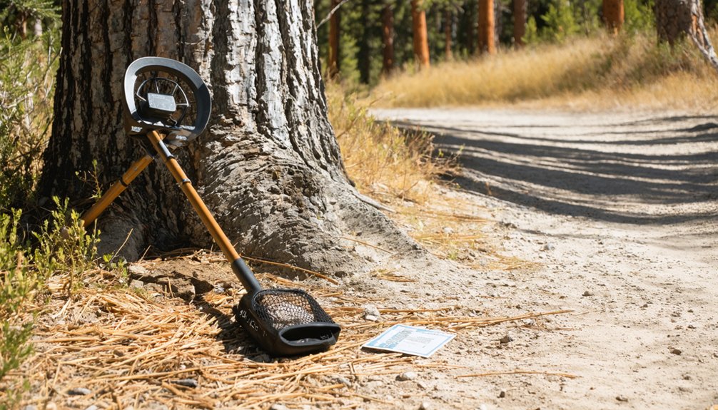metal detecting regulations tahoe