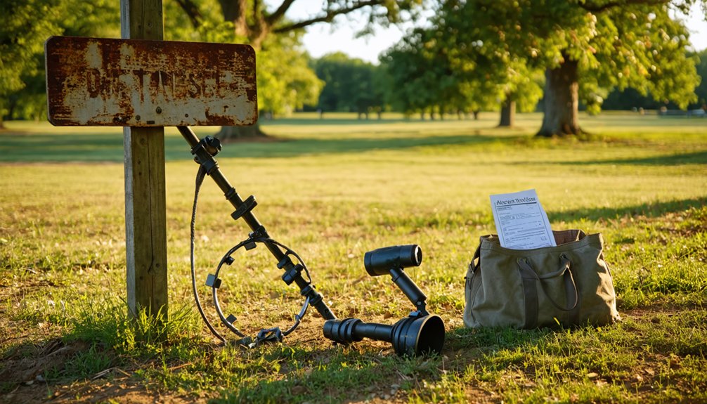 metal detecting regulations tennessee