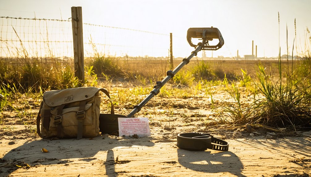 metal detecting regulations texas