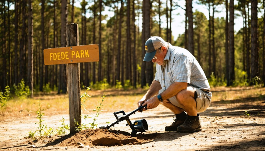 metal detecting rules alabama