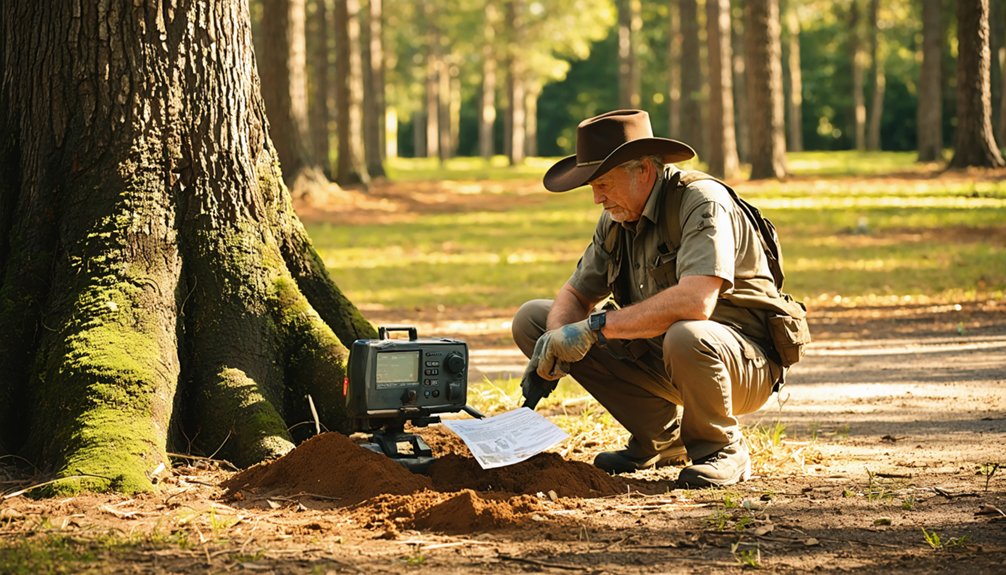 metal detecting rules and permits