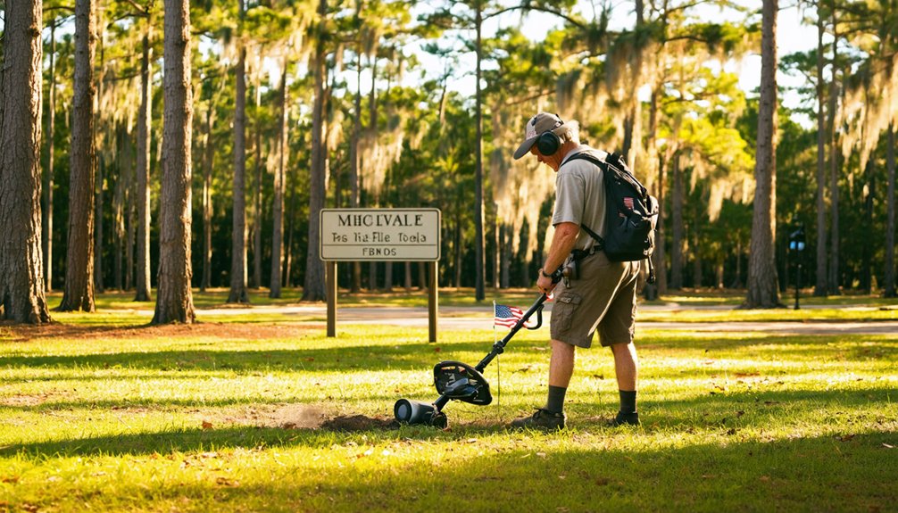 metal detecting rules florida