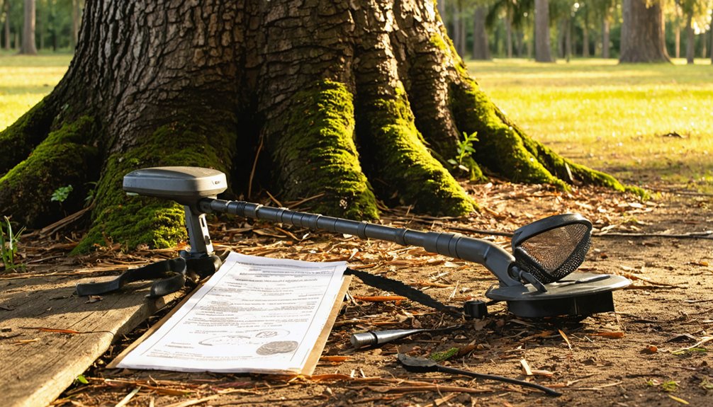 metal detecting rules georgia