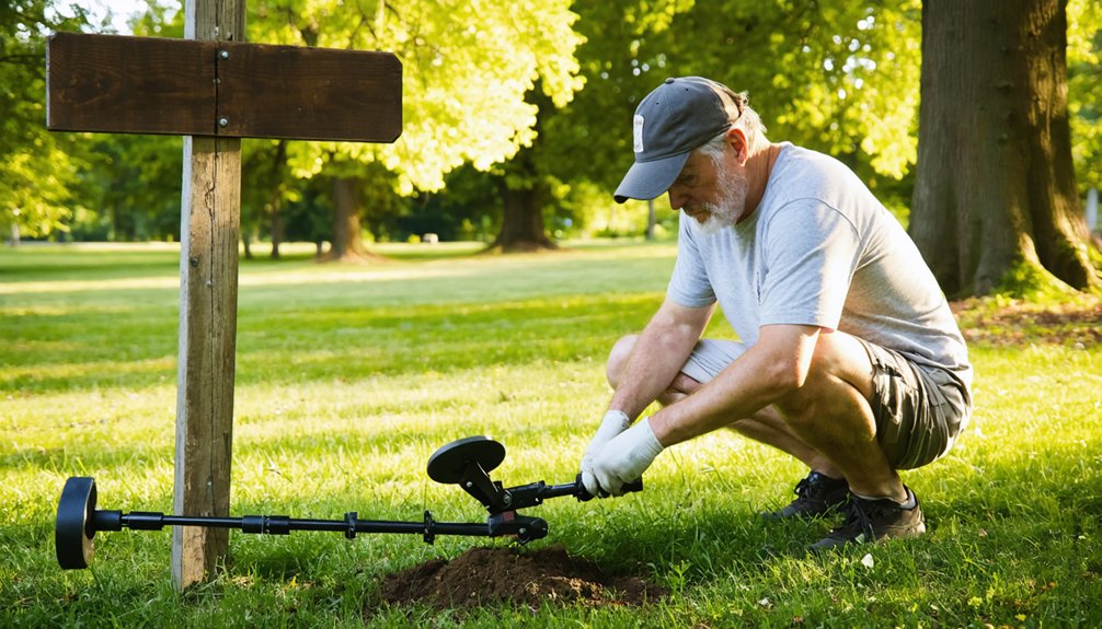 metal detecting rules illinois