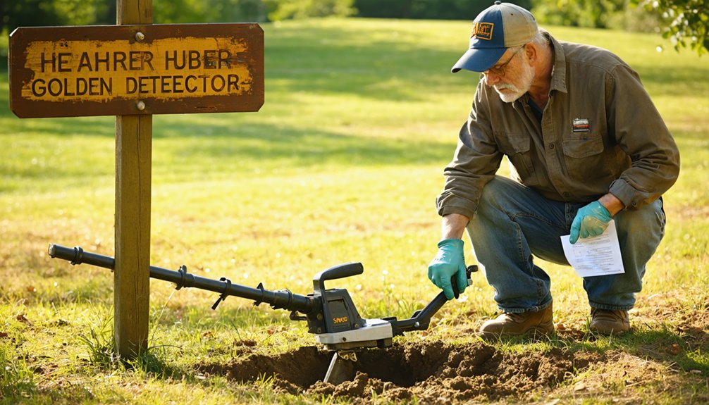 metal detecting rules ohio
