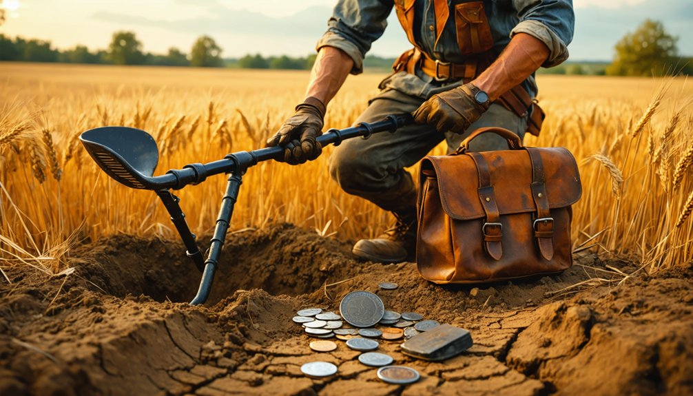 metal detecting treasure hunting