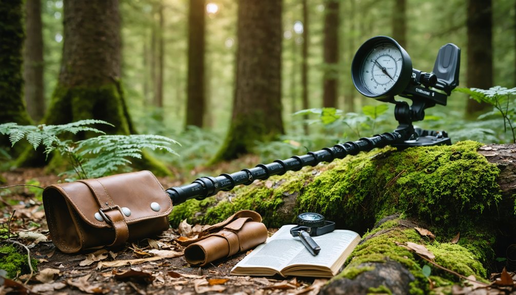metal detector cache search