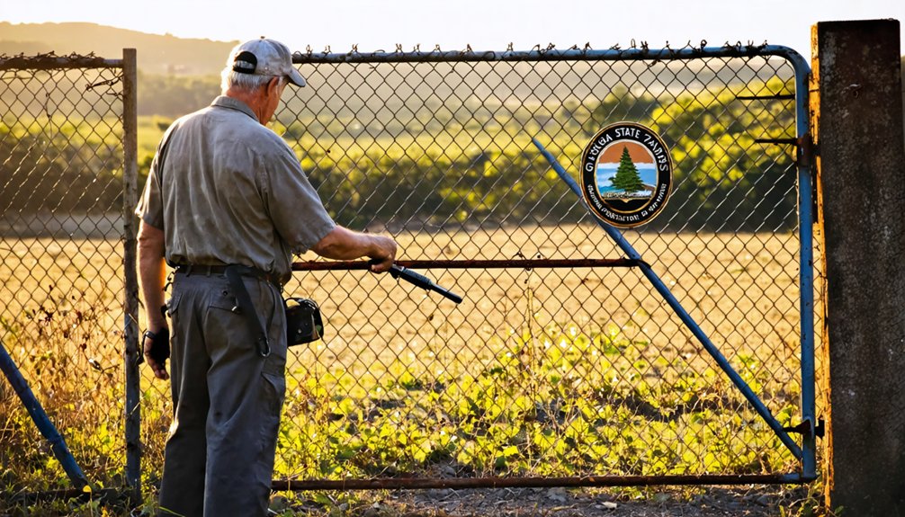 no detecting on protected lands