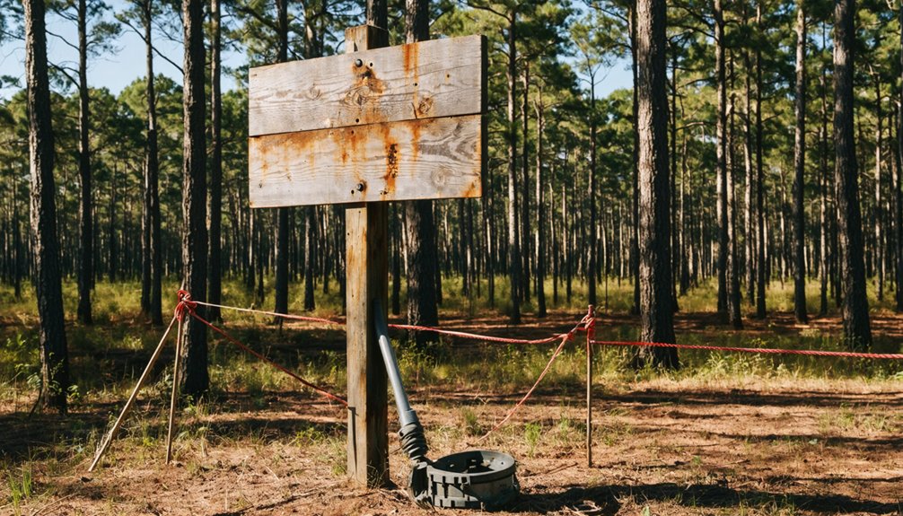 no metal detecting allowed