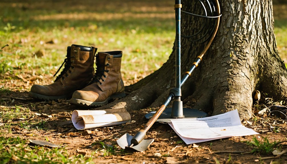 oak park metal detecting rules