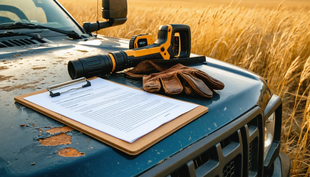 obtain written land permission