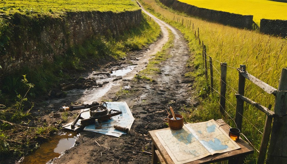 old roads and hotspots