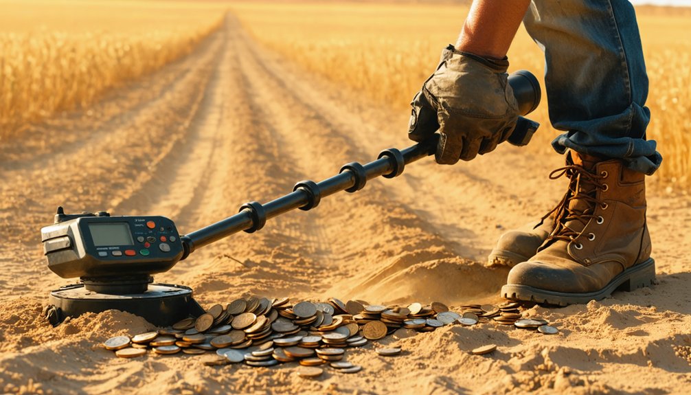 optimal metal detector frequency selection