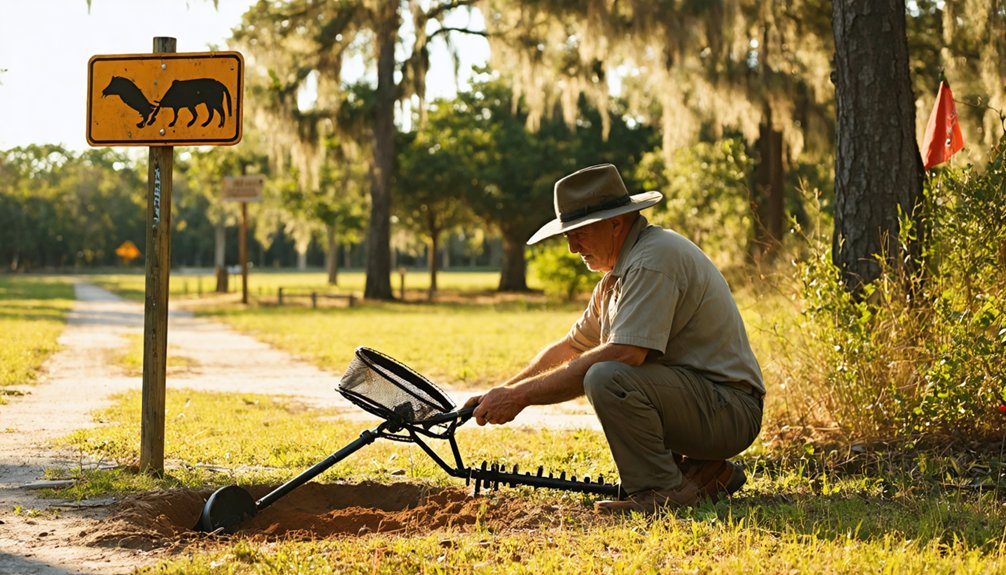 palestine metal detecting regulations