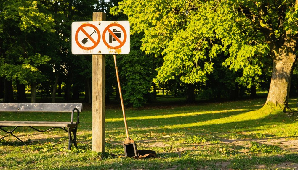 park rules for responsible detecting
