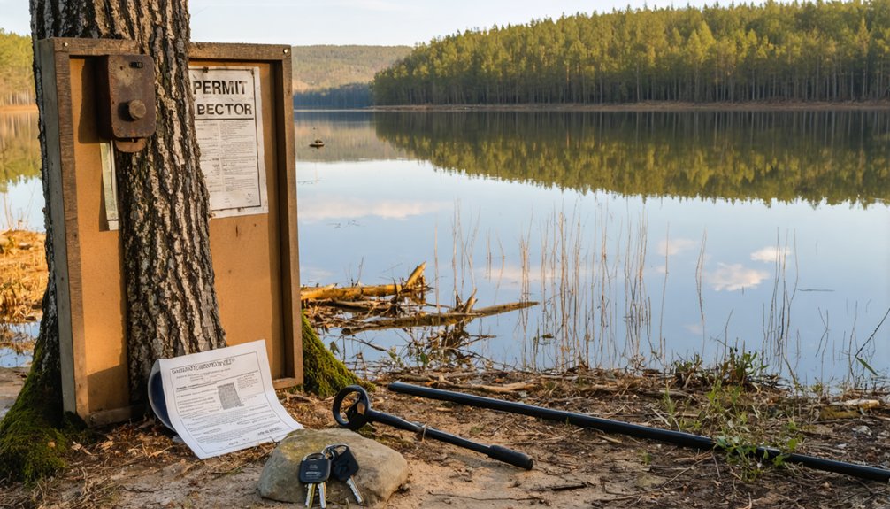 permit required for lake detecting