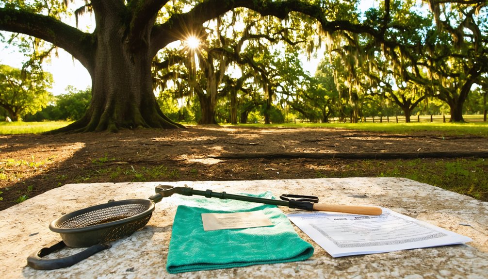 permits required for metal detecting