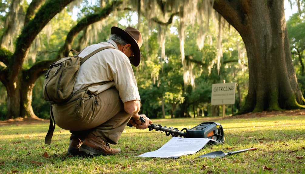 permits required for metal detecting