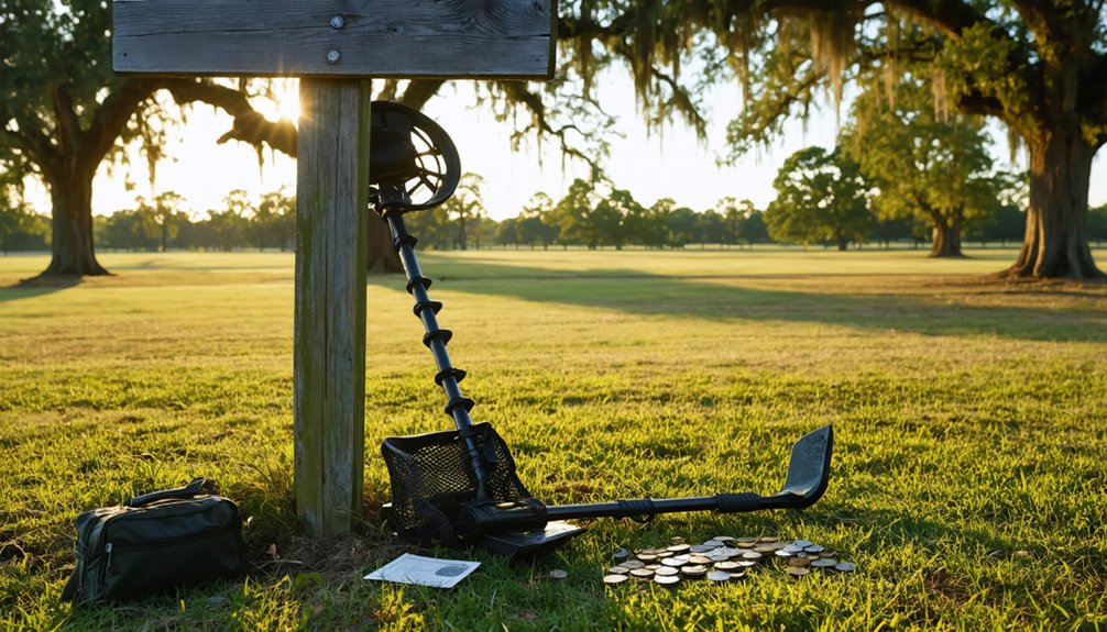permits required for metal detecting