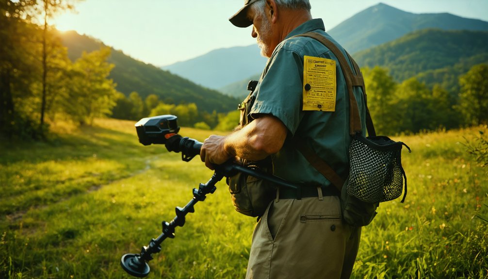 permitted metal detecting locations