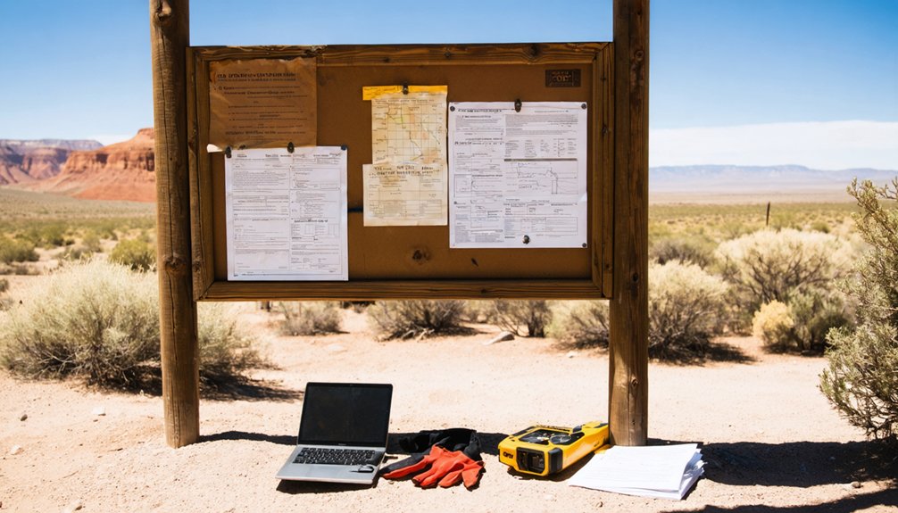 pre dig land permission procedures