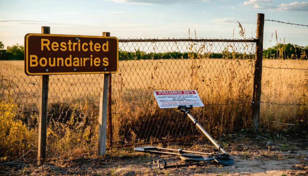 prohibited at archaeological sites