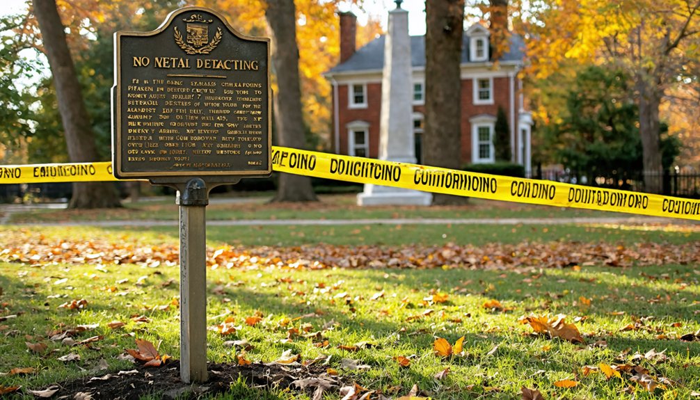 prohibited at historic sites