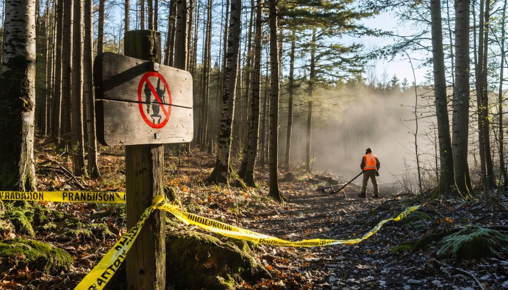 prohibited detecting at historic sites