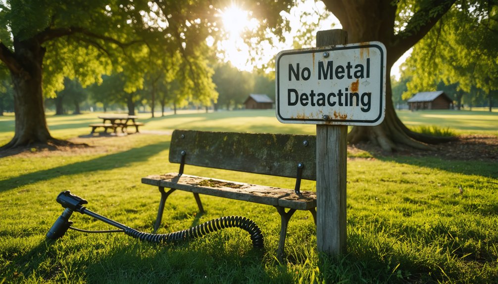 prohibited detecting at sensitive sites