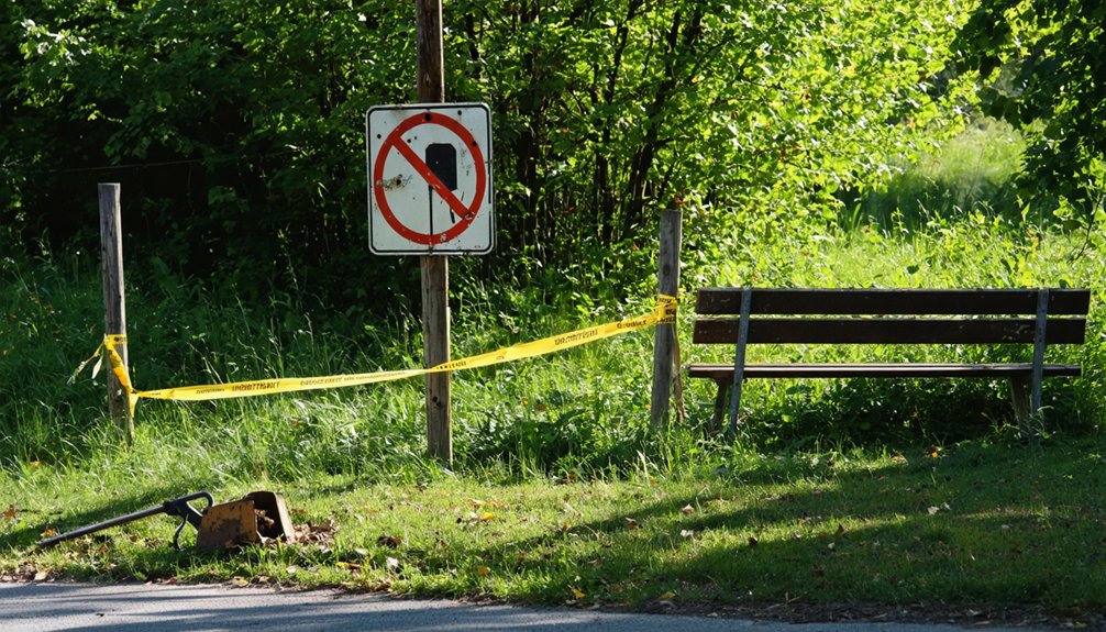 prohibited metal detecting areas