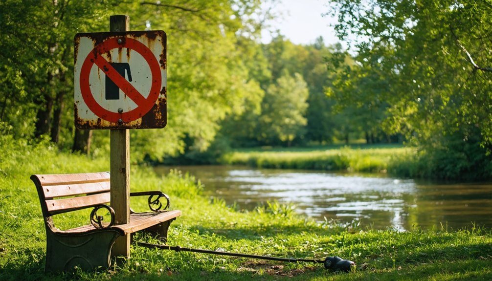 prohibited metal detecting areas