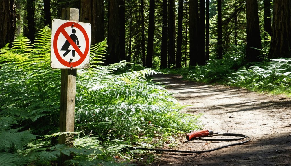 prohibited metal detecting zones