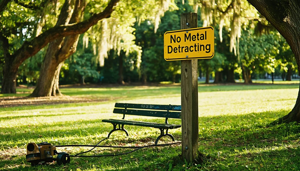 prohibited parks and sites